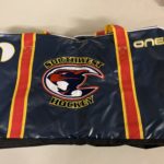 Hockey Bags
Small $105.00 Large $120.00 
Goalie Bag $125.00
